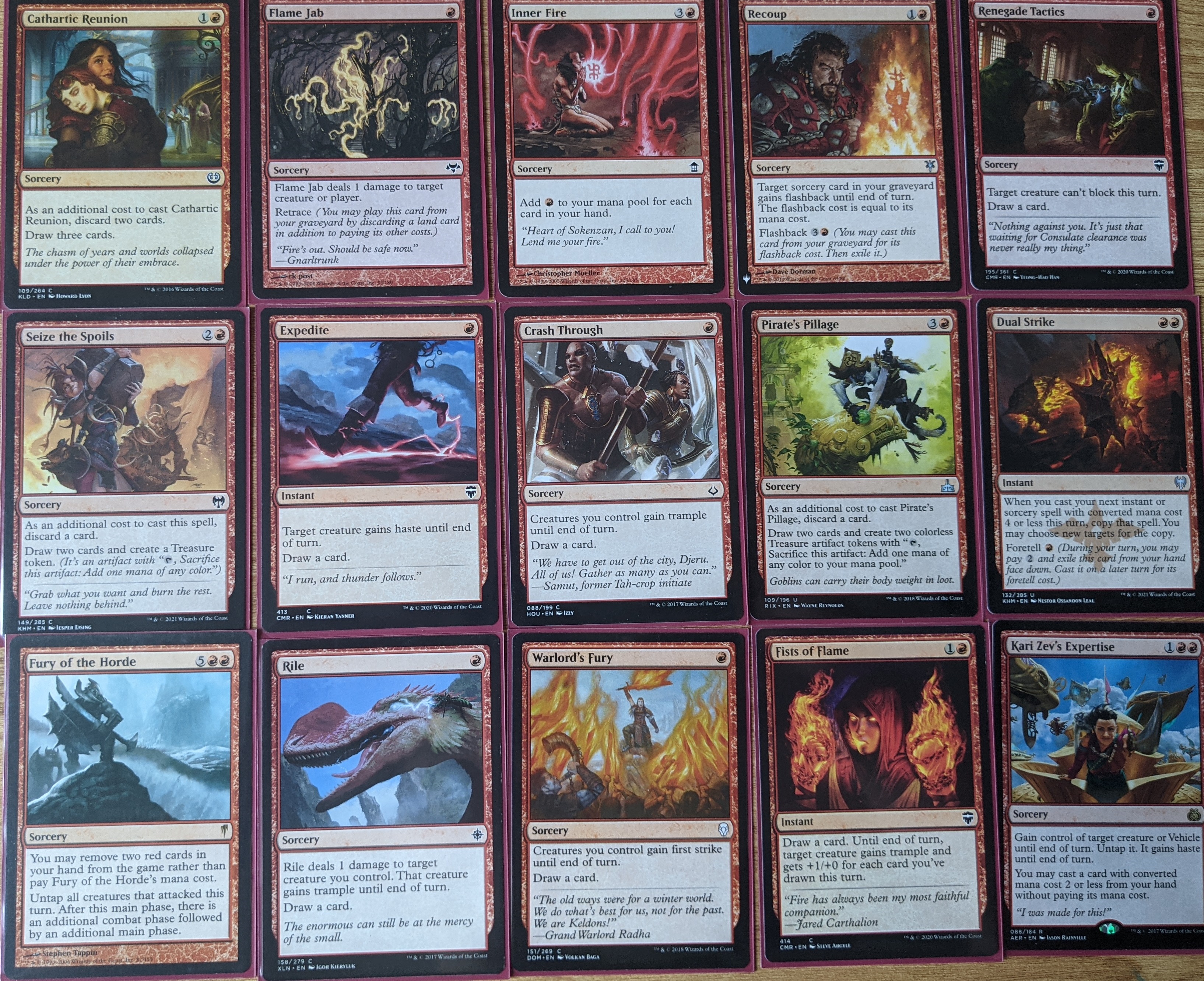Rionya, Fire Dancer - Combat/Storm EDH Deck (Custom 100 Card Commander Deck)